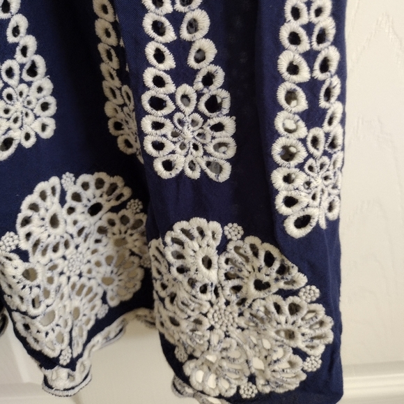 Women's Blue Sundresse - Picture 4 of 5